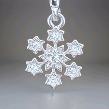 Charms schneeflocke anhänger - schneeflocke,