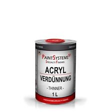 2K Acryl Verdünnung 5 x 1 LITER  normal  für Autolack und RAL LACK Profiqualität