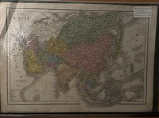 1852 Original Antik Landkarte Karte Europa Antiquarian Kupferstich Engraving