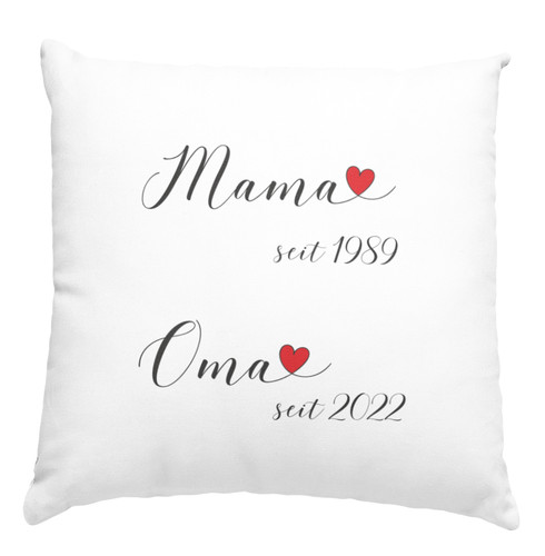 Kissen mama oma papa opa - "mama/oma,, papa/opa