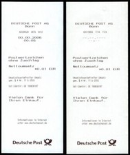 2 Sielaff - Beleg mit fehlerhaftem Druck, ansehen