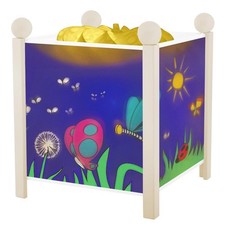 Trousselier 6243702 Schmetterling Nachtlicht Magische Laterne Farbe Holz weiß 