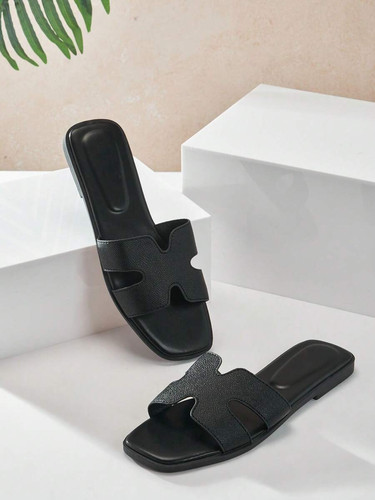 Damen sandalen flach schwarz - sandalen,