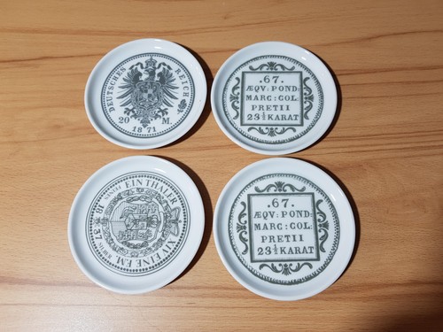 4er set fürstenberg porzellan - set,