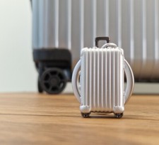 ✅ Exklusiver Hochwertiger Koffer Schlüsselanhänger Geschenk Aluminium Koffer Rim