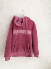Damen, Napapijri Teddysweatshirt, Hoodie, Pullover, Gr L, Altrosa, warm