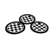 x3 Kariertes Auto Cup Pad