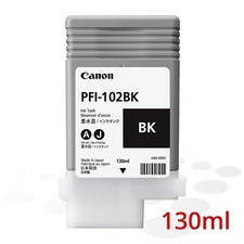 Canon Tinte PFI-102 BK, Schwarz, 130 ml, 0895B001, MHD abgelaufen