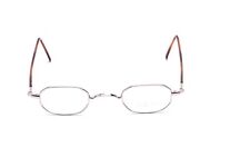 Braun Classics Brille Fassung eckig Silber ohne Pads 39-25mm Mod. 182 F1 