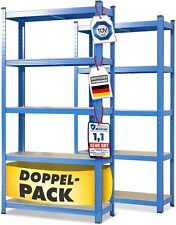 Lakota 2er-Set  Schwerlastregal Steckregal Lagerregal Kellerregal-TÜV/GS-geprüft