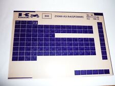  Kawasaki Microfiche ZX900-A7/A8 (GPZ900R)  1990  Ersatzteile Motorrad original
