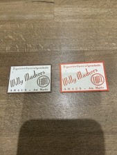 Biete hier  zwei alte Etiketten aus Ahaus