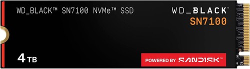 Black sn7100 4tb nvme - wd,