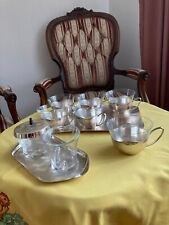 Cromargan Tee Service WMF Top Zustand kaum gebraucht. Achtteilig mit Untersetzer