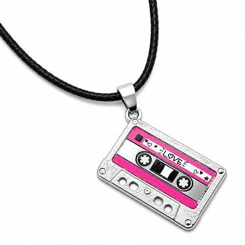 Kassette anhänger halskette - kassette,