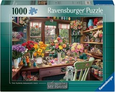 RAVENSBURGER PUZZLE*1000 TEILE*MY HAVEN 13*THE FLOWER ARRANGER'S SHED*RAROVP