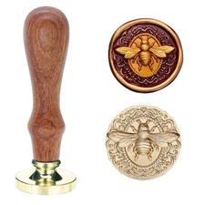 Wachs  Stempel Biene, 3D