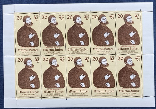 Ddr 1982 kleinbogen martin - 1982,