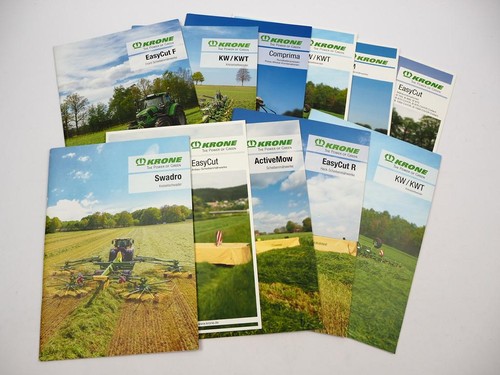 11x original prospekt krone - 11x,