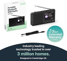 Akkuradio DAB+, UKW, BT, USB, Kopfhörerbuchse,tragbar,Majority Eddington,WIE NEU