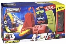 Teamsterz Autorennbahn inkl. Abschuss und 5 Autos Spielzeug Rennbahn Autos