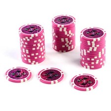 50 Poker-Chips Wert 5000 Pink