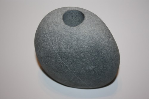 Blumenvase aus naturstein - blumenvase, (es