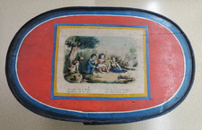 Antike gut erhaltene dekorative Biedermeier Spanschachtel. !!