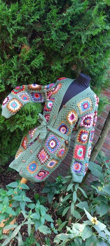 Granny longjacke mit viel - mit,