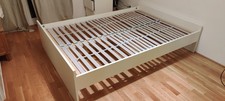 IKEA Bett Brimnes 140cm x 200cm, Weiß, Inkl. Lattenrost, Selbstabbau