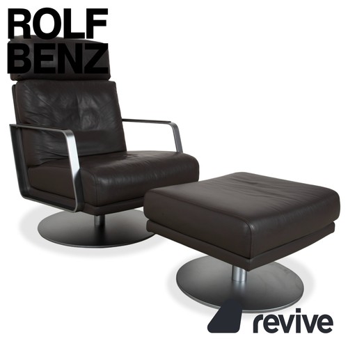 Rolf benz leder metall sessel - leder,