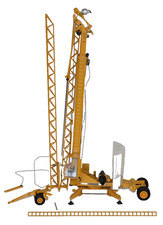 Conrad Metallmodell 2023 - Liebherr 28K Schnelleinsatz Gittermast Turmdrehk 1:50