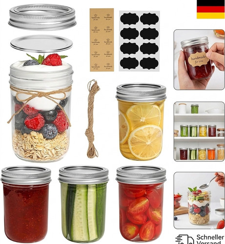 250ml einmachgläser mit - 250ml,