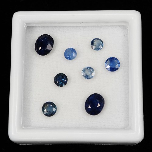 Lebendiger blauer saphir - saphir, &