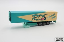 Herpa Kühlanhänger 3-achs grün "RDS IT'S COOL MAN" verfärbt 1:87 /HU2