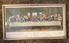 Das letzte Abendmahl antik Erstkommunion 1909