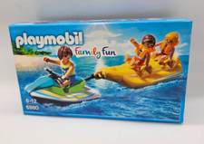 PLAYMOBIL FAMILY FUN 6980 JET SKI MIT BANANENBOOT INKL. OVP | GEBRAUCHT