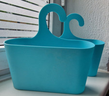 +++ 2 x MIOMARE DUSCHKORB - MINT - ZUM INEINANDER HÄNGEN +++