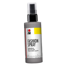 Marabu Fashion Spray grau Textilsprühfarbe Stofffarbe zum Sprühen 100 ml