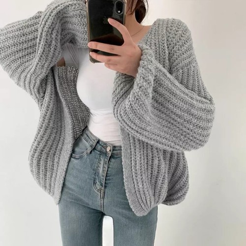 Strickjacke jersey eierwärmer - strickjacke,