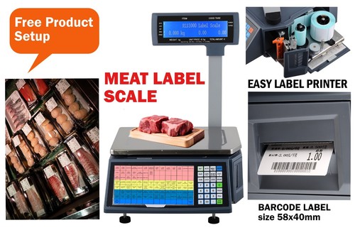Metzgerwaage mit barcode - metzgerwaage,