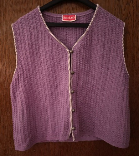 Weste strick rose lady lila - rose,