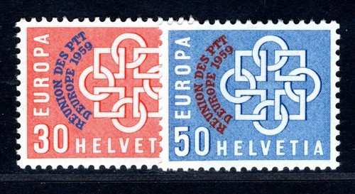 Schweiz 1959 681 682 - schweiz, 681-682