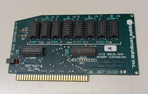 Apple iie 820 0067 - apple, original