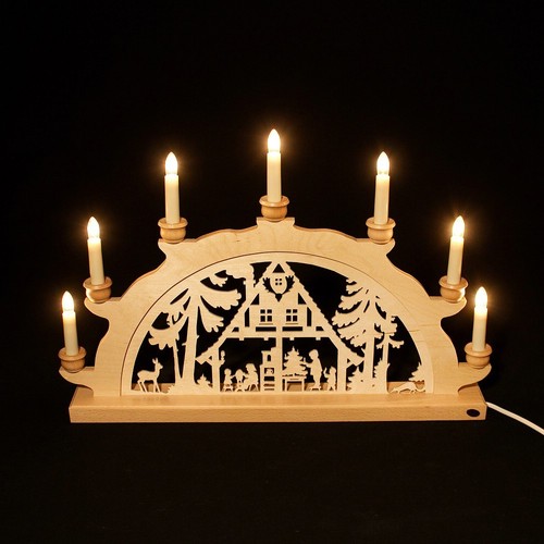 Holz schwibbogen lichterbogen - holz-schwibbogen,