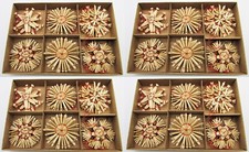 90 Weihnachtsanhänger Stroh