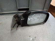 Honda Civic IV Außenspiegel manuell rechts Schwarz 007055