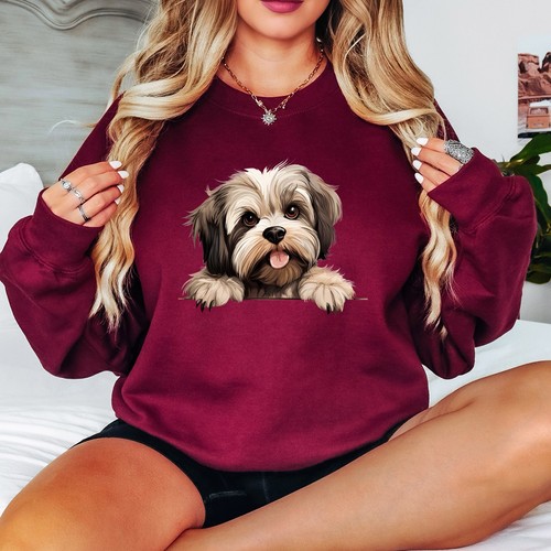 Flauschiges shih tzu - tzu, hund