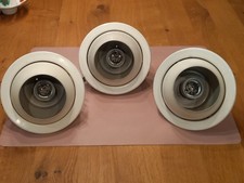 3 original Hustadt-Leuchten