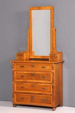 Jugendstil Kommode Antik Sideboard mit Spiegel Flurkommode Frisierkommode
